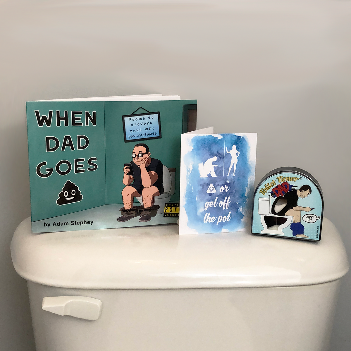Katamco Toilet Timer (Office), Funny Gift for Men, Husband, Dad, Birthday,  Christmas, Stocking Stuffer. As seen on Shark Tank.