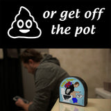 Toilet Timer for dad funny fathers day gift by Katamco 8 man on pot