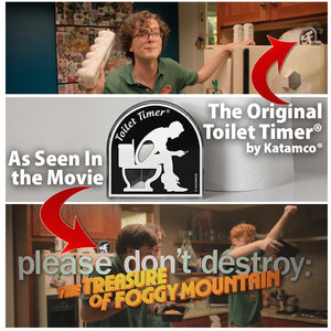 Original Toilet Timer® by Katamco® Featured in "Please Don't Destroy: The Treasure of Foggy Mountain" Movie