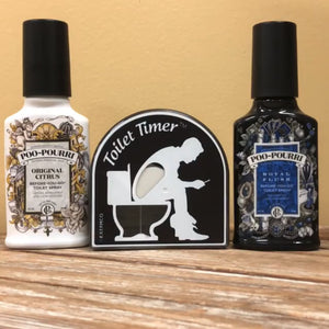 Top 10 Reasons the Toilet Timer and Poo-Pourri Are a Perfect Pair