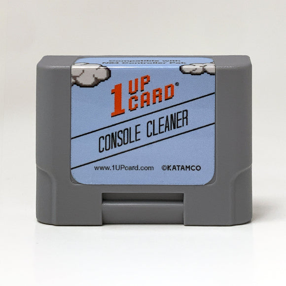 1UPcard™ Video Game Cleaning Cartridge Compatible with N64 Controller Pak Slot